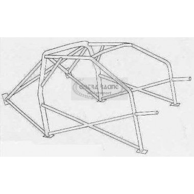 ROLL BAR Conforme FIA-J HONDA Civic VTi (EJ/EK)