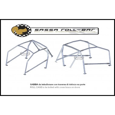 ROLL BAR FIA-J Fiat RITMO 1978>1988 (non assemb