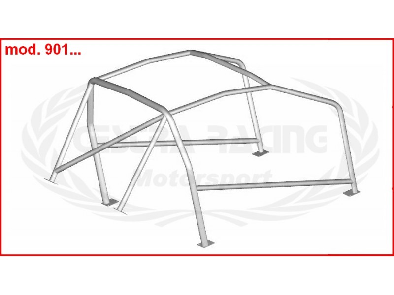 ROLL BAR Nissan PATROL GR Y61 2° serie 1998> (da saldare)