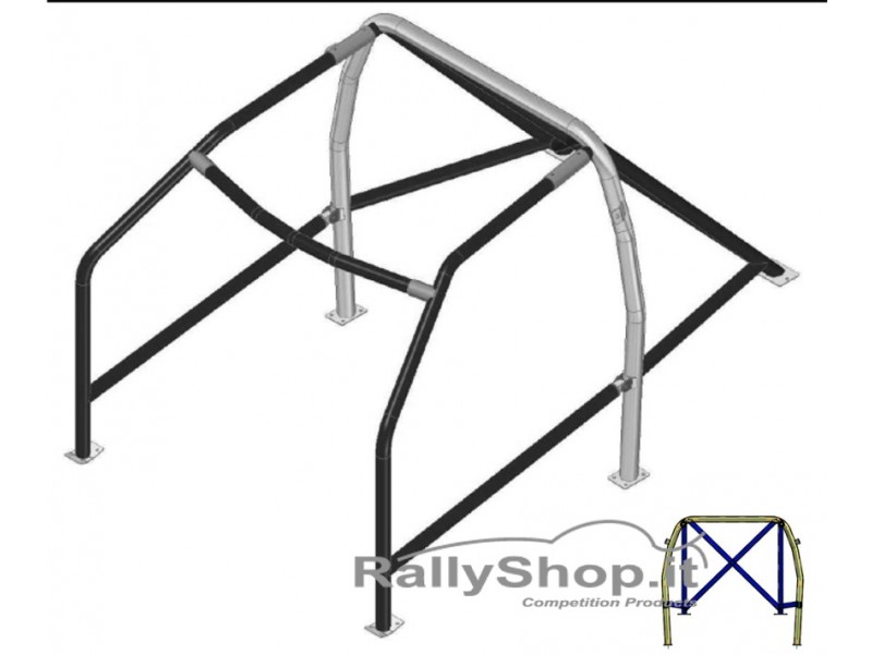 ROLL BAR Conforme FIA-J PEUGEOT 106 (1C)