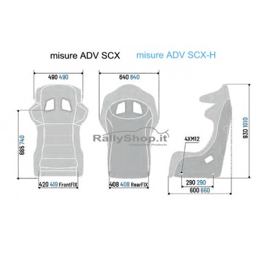 Sedile Sparco ADV SCX - ADV SCX-H