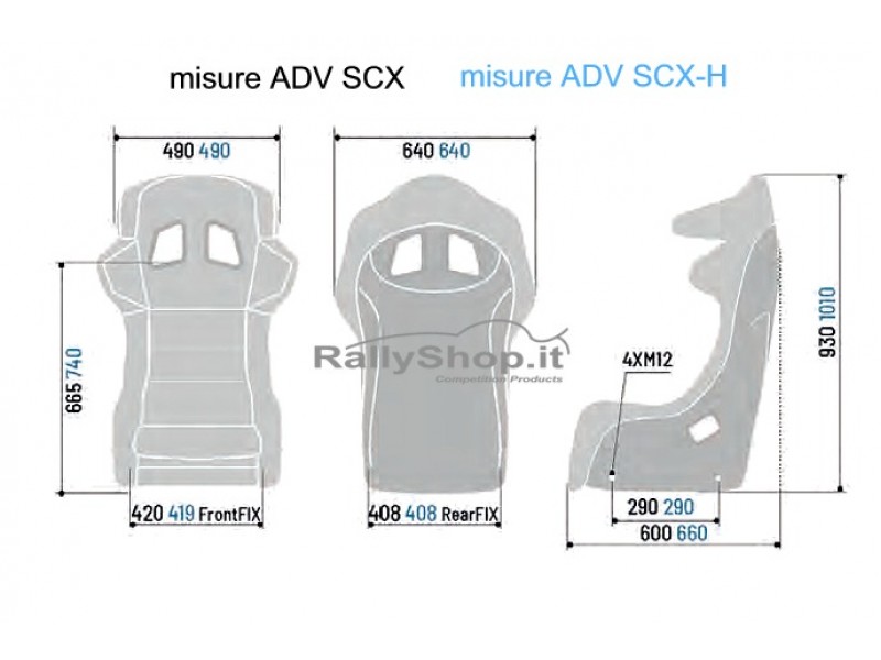 Sedile Sparco ADV SCX - ADV SCX-H