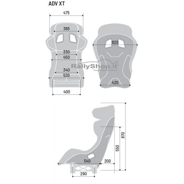 Sedile Sparco ADV XT