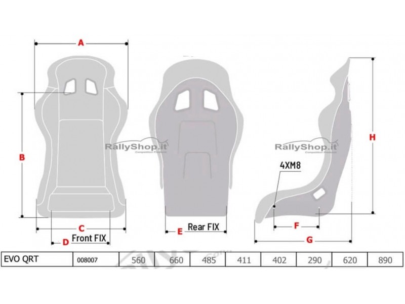 Sedile Sparco EVO RACING MR WRAPP Martini Racing