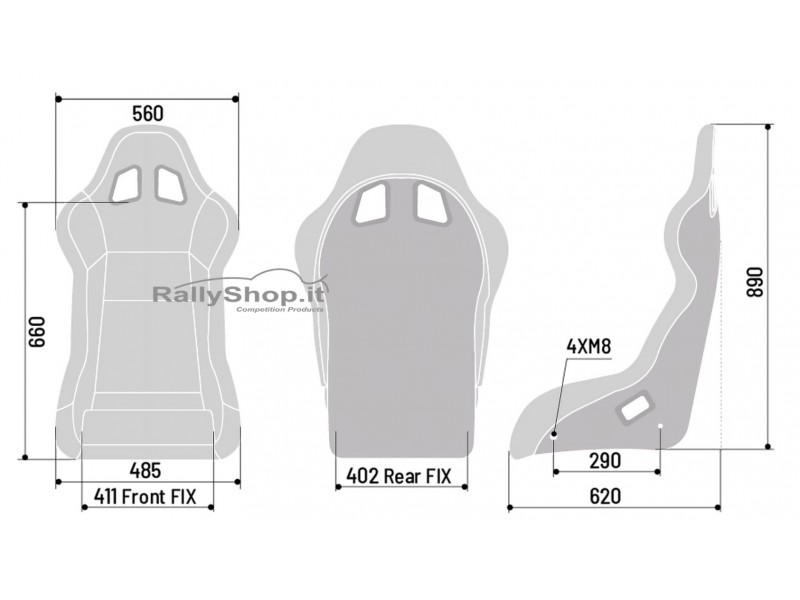 Sedile Sparco EVO SKY QRT