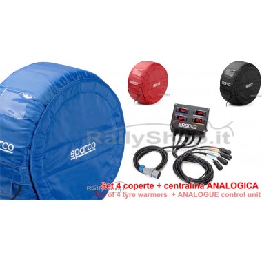 Coperte Termiche Sparco ANALOGICA ( set 4 pezzi) - 2980ANALOG - RallyShop  Italia