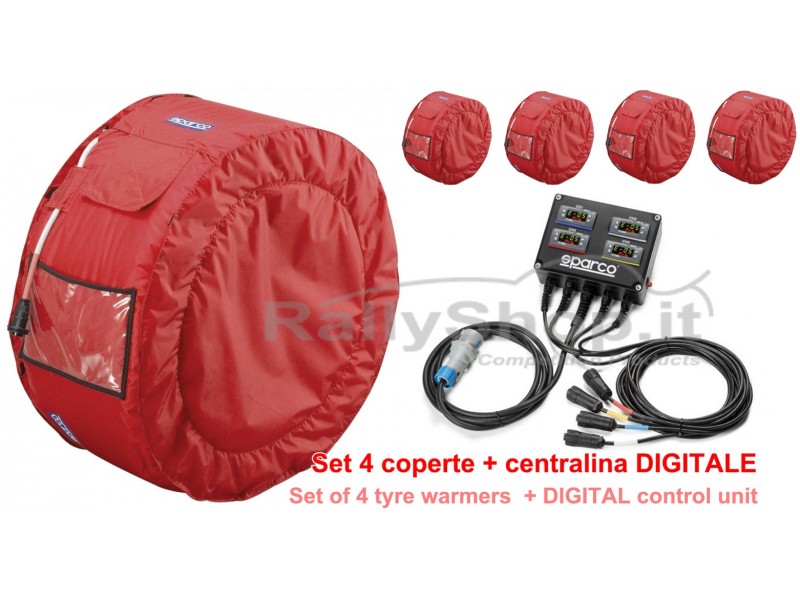 Coperte Termiche Sparco DIGITALE ( set 4 pezzi)