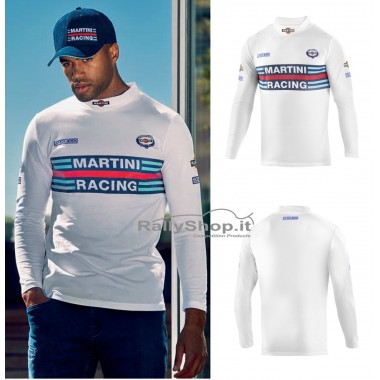 Sparco T-SHIRT REPLICA MANICA LUNGA MARTINI RACING