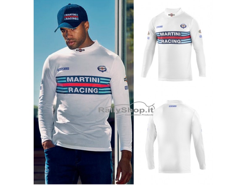 Sparco T-SHIRT REPLICA MANICA LUNGA MARTINI RACING