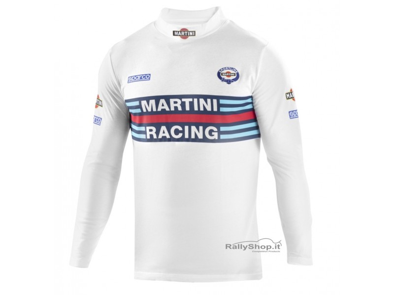 Sparco T-SHIRT REPLICA MANICA LUNGA MARTINI RACING