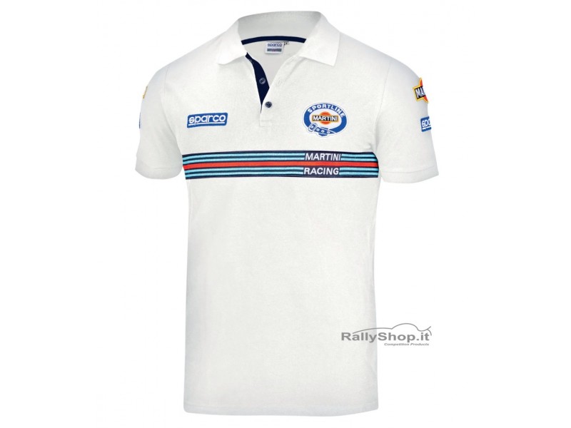 POLO SPARCO REPLICA PATCHES MARTINI RACING-01275MR