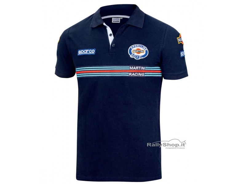 POLO SPARCO REPLICA PATCHES MARTINI RACING-01275MR