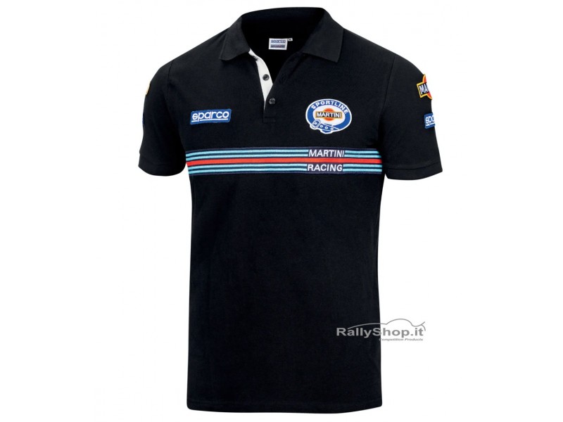 POLO SPARCO REPLICA PATCHES MARTINI RACING-01275MR