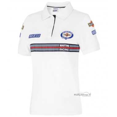 POLO SPARCO LADY FIT MARTINI RACING