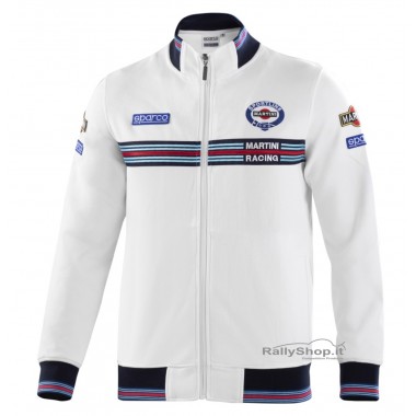 FELPA SPARCO FULL ZIP MARTINI RACING