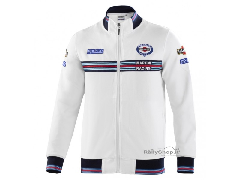 FELPA SPARCO FULL ZIP MARTINI RACING