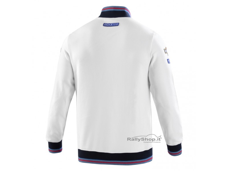 FELPA SPARCO FULL ZIP MARTINI RACING