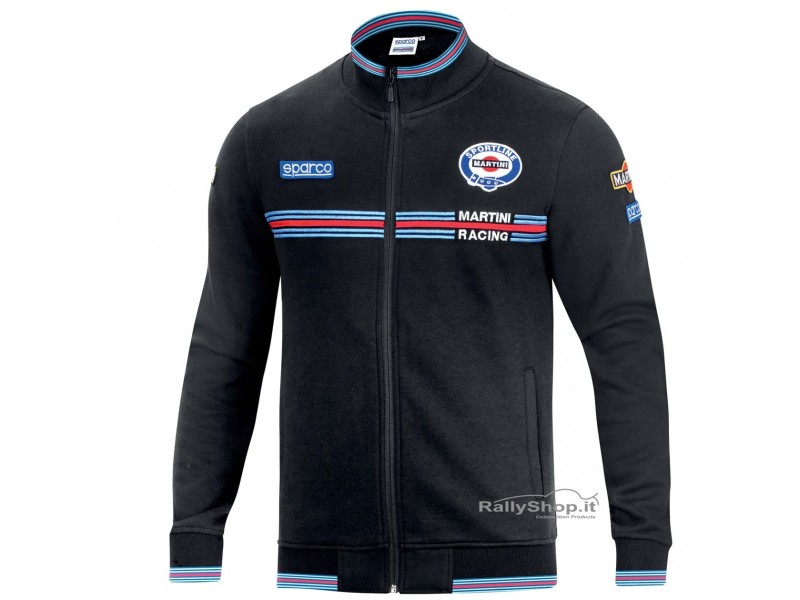 FELPA SPARCO FULL ZIP MARTINI RACING