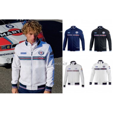 FELPA SPARCO FULL ZIP MARTINI RACING