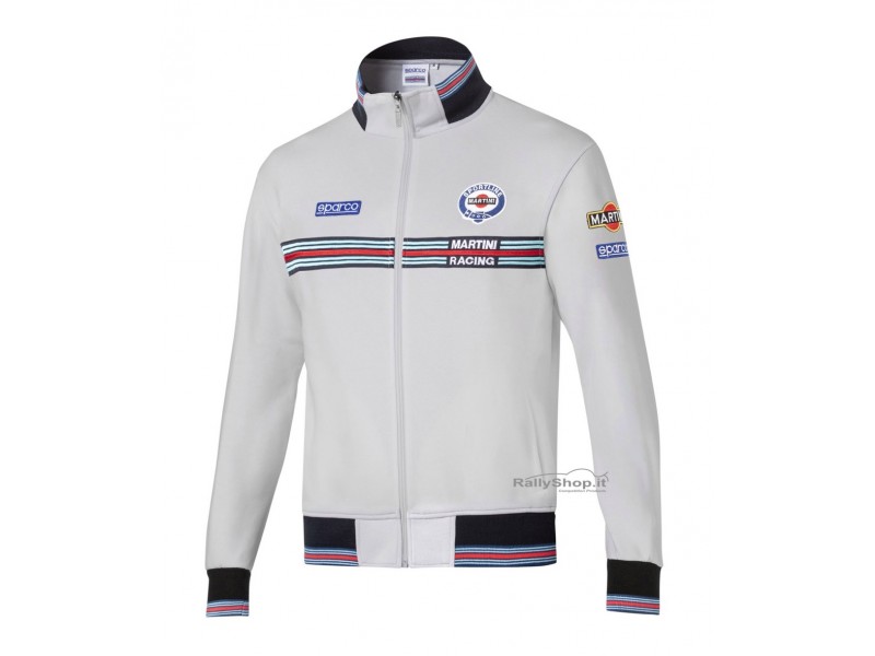 FELPA SPARCO FULL ZIP MARTINI RACING