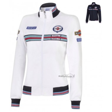 FELPA SPARCO FULL ZIP MARTINI RACING Lady