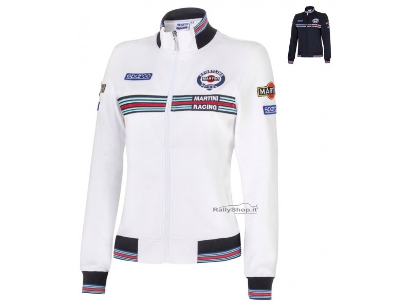 FELPA SPARCO FULL ZIP MARTINI RACING Lady-013033MR