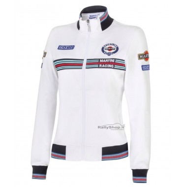 FELPA SPARCO FULL ZIP MARTINI RACING Lady