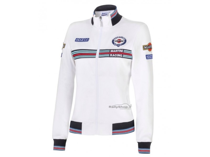 FELPA SPARCO FULL ZIP MARTINI RACING Lady-013033MR