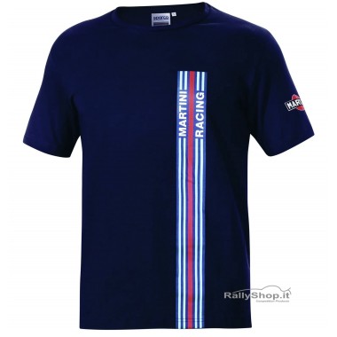 Sparco T-SHIRT BIG STRIPES MARTINI RACING