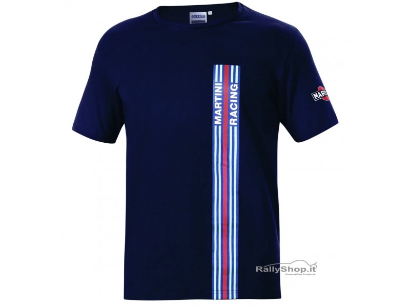 Sparco T-SHIRT BIG STRIPES MARTINI RACING