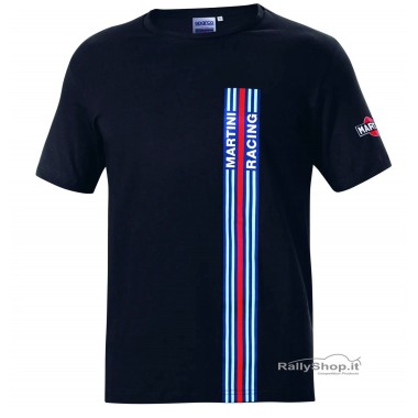 Sparco T-SHIRT BIG STRIPES MARTINI RACING