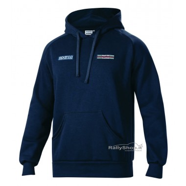 Sparco HOODIE BIG STRIPES MARTINI RACING