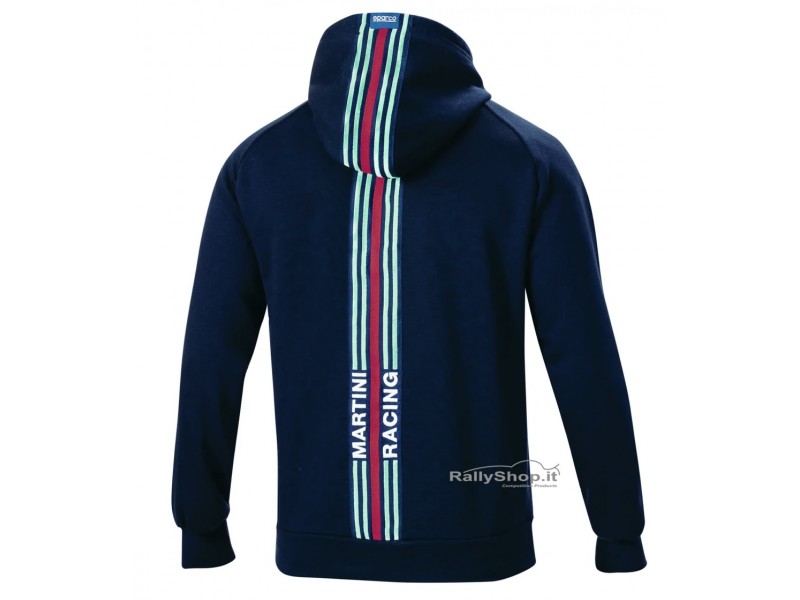 Sparco HOODIE BIG STRIPES MARTINI RACING