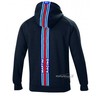 Sparco HOODIE BIG STRIPES MARTINI RACING