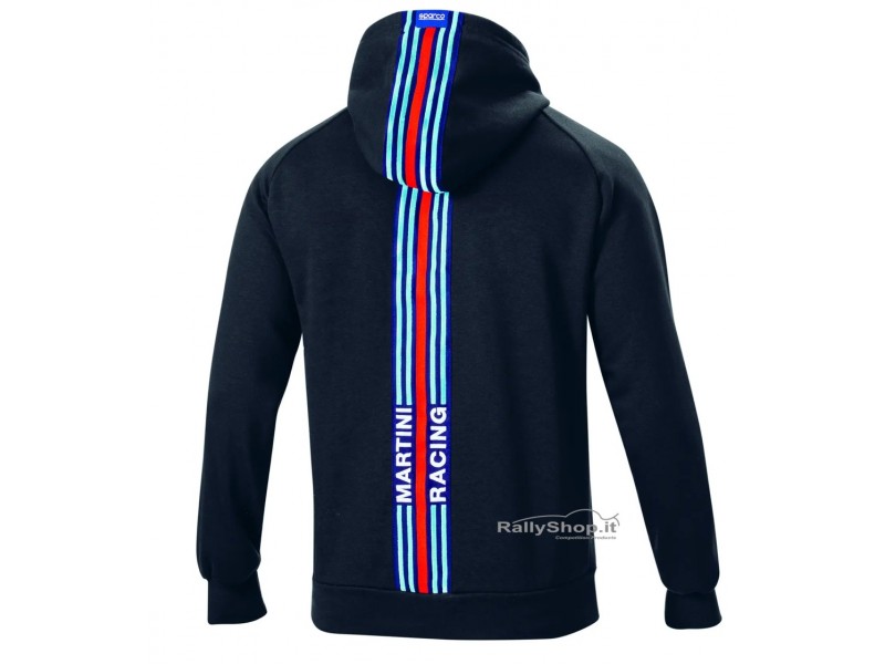 Sparco HOODIE BIG STRIPES MARTINI RACING