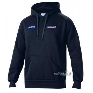 Sparco HOODIE BIG STRIPES MARTINI RACING