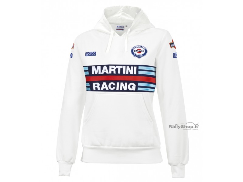 Felpa Lady Sparco Hoodie Replica Martini Racing