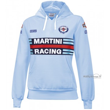 Felpa Lady Sparco Hoodie Replica Martini Racing