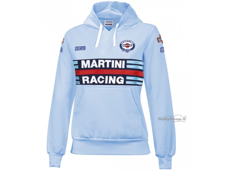 Felpa Lady Sparco Hoodie Replica Martini Racing