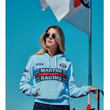 Felpa Lady Sparco Hoodie Replica Martini Racing