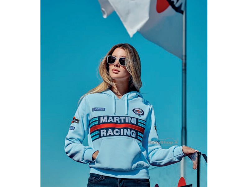 Felpa Lady Sparco Hoodie Replica Martini Racing