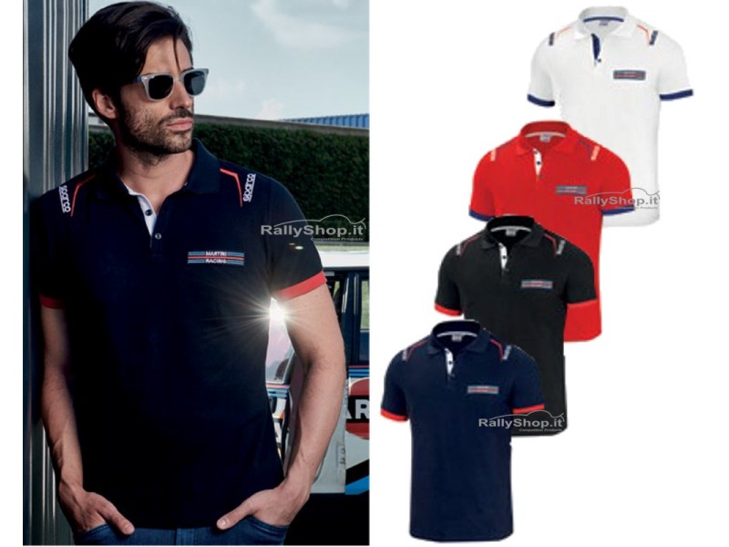 POLO SPARCO EMBROIDERIES MARTINI RACING