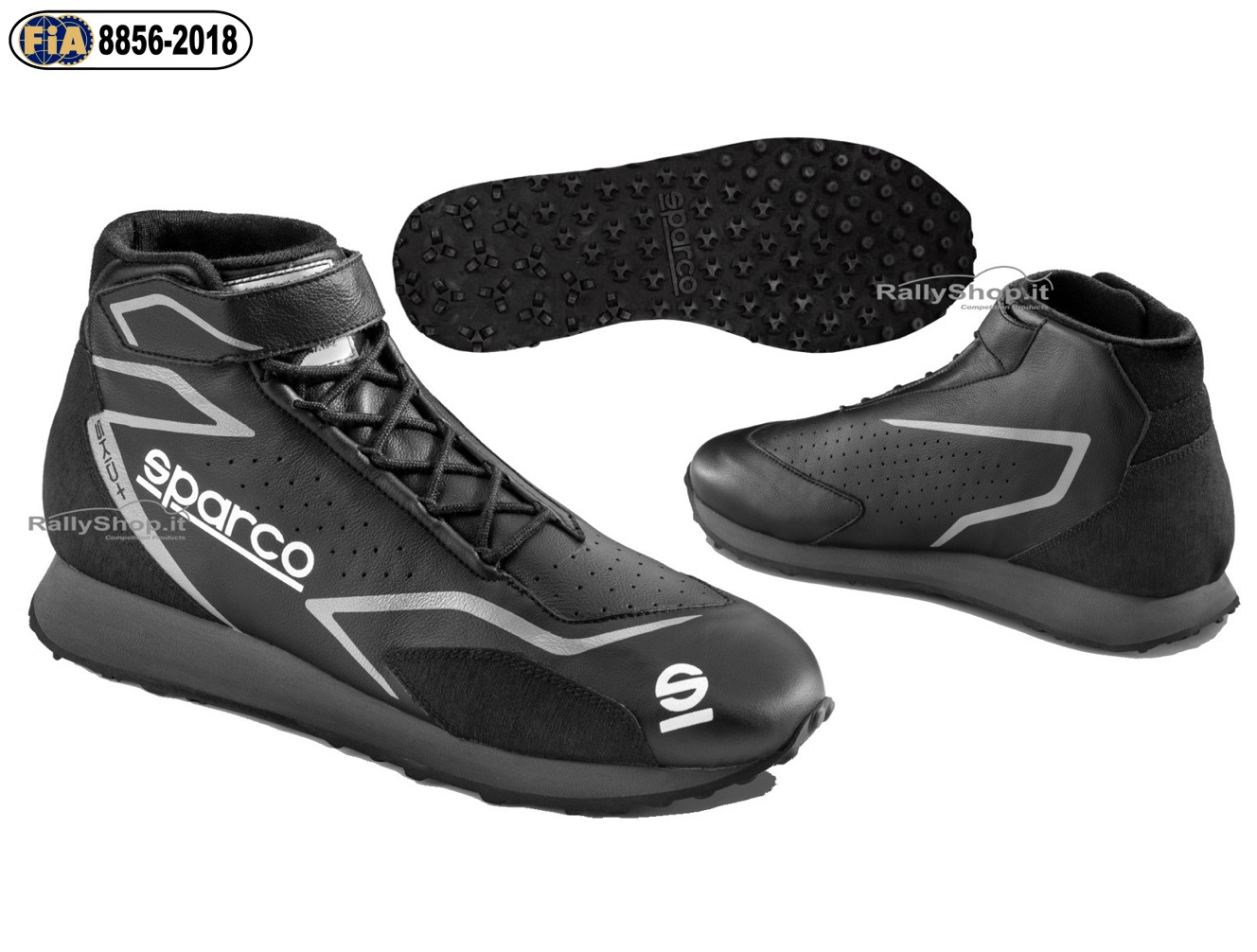 Sparco scarpe skid stivaletti scarponcini da corsa per uomo in pelle  S00127538BIBI - Via Roma Concept Store